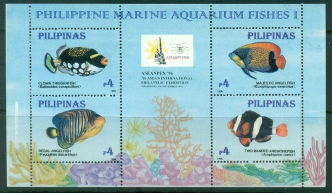 Philippines-1996-Philippine-Marine-Aquarium-Fishes-MS-MUH