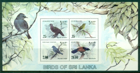 Sri-Lanka-1983-Birds-MS-Muh