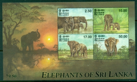 Sri-Lanka-1998-Elephants-of-Sri-Lanka-MS-MUH