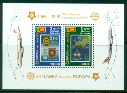 Sri-Lanka-2006-Europa-Stamps-50th-Anniversary-MS-MUH