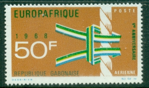 Gabon-1968-Europ-Afrique-MUH