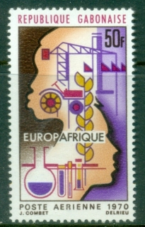 Gabon-1970-Europ-Afrique-MUH