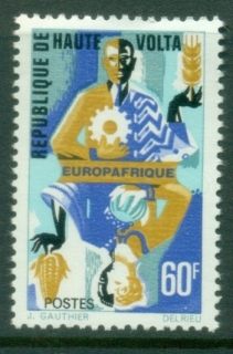 Upper-Volta-1967-Europ-Afrique-MUH