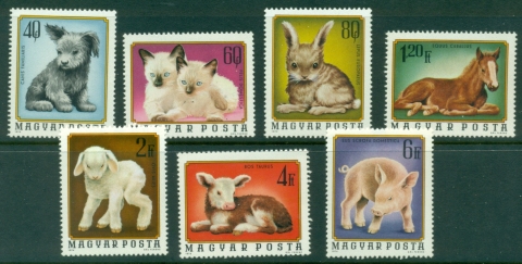 Hungary-1974-Young-Animals-MUH