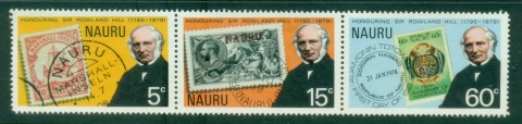 Nauru-1979-Sir-Rowland-Hill-strip-ex-MS-MUH