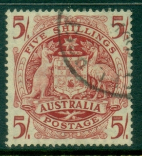 Australia-1948-50-Coat-of-Arms-5sh-FU_2