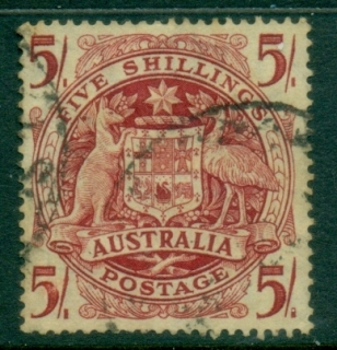 Australia-1948-50-Coat-of-Arms-5sh-FU_3