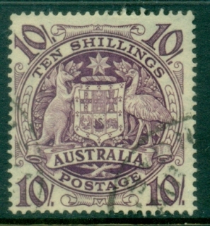 Australia-1948-50-Coat-of-Arms-10sh-FU_2