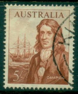 Australia-1964-5-Navigators-Dampier-5sh-FU