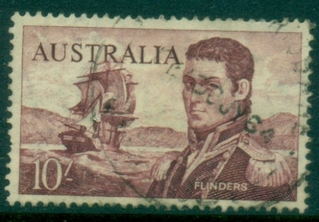 Australia-1964-5-Navigators-Flinders-10sh-FU