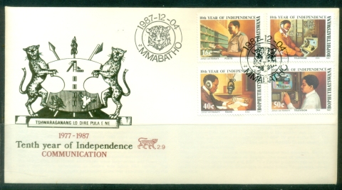 Bophuthatswana-1987-Independence-10th-Anniversary-FDC