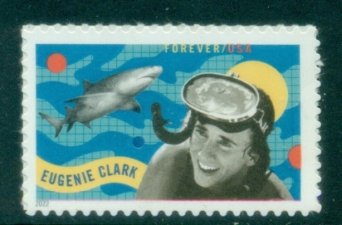 USA-2022-Personalities-Eugenie-Clark-1922-2015-MUH