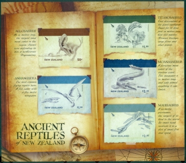 New-Zealand-2010-Ancient-Reptiles-of-New-Zealand-PS-MS-Muh-XL-Shipping