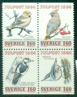 Sweden-1984-Xmas-Birds-MUH