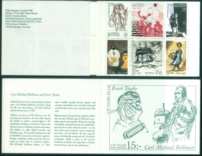 Sweden-1990-CM-Bellman-and-E-Taube-booklet-MUH