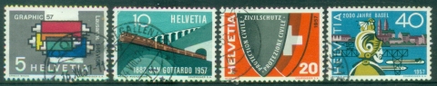 Switzerland-1957-Events-Anniversaries-FU