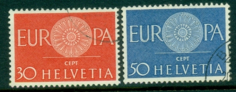 Switzerland-1960-Europa-FU