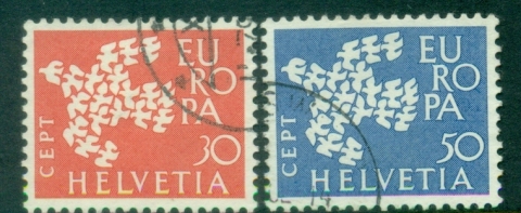 Switzerland-1961-Europa-FU