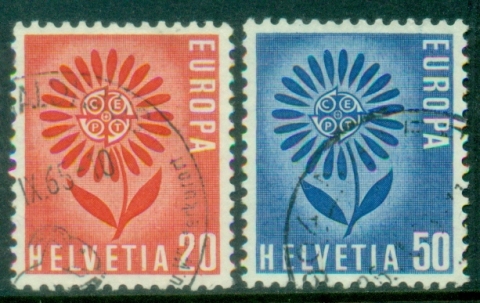 Switzerland-1964-Europa-FU