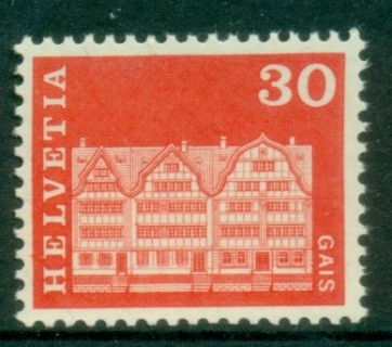 Switzerland-1968-Castles-30c-MUH