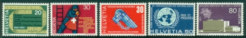 Switzerland-1970-Anniversaries-MUH