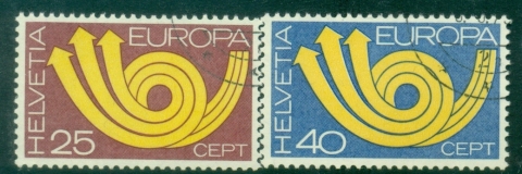 Switzerland-1973-Europa-FU