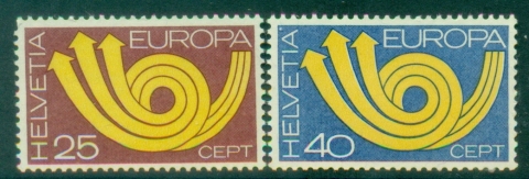 Switzerland-1973-Europa-MUH