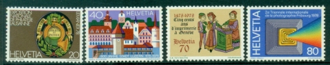 Switzerland-1978-Anniversaries-MUH