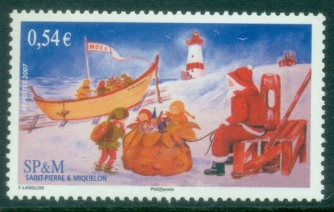 St-Pierre-et-Miquelon-2007-Xmas-MUH