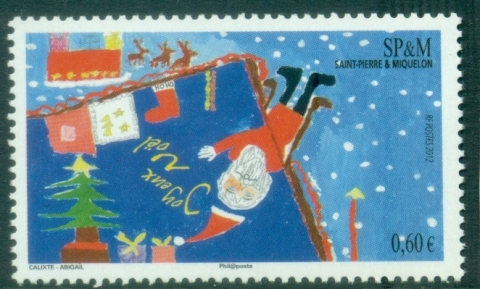 St-Pierre-et-Miquelon-2012-Xmas-MUH