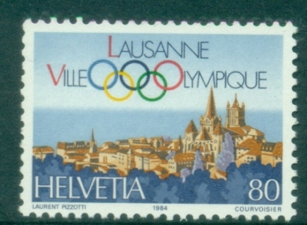 Switzerland-1984-The-60th-Anniversary-of-the-International-Olympic-Committee-MUH