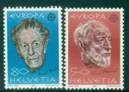 Switzerland-1985-EUROPA-Stamps-European-Music-Year-MUH