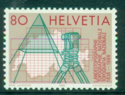 Switzerland-1988-The-150th-Anniversary-of-the-Swiss-Federal-Office-of-Topography-MUH