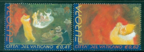 Vatican-2002-EUROPA-Stamps-The-Circus-MUH