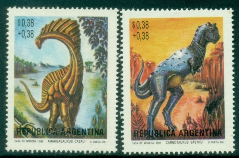 Argentina-1992-Dinosaurs-MUH
