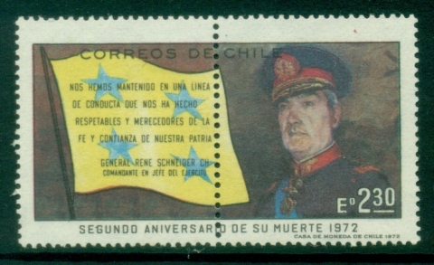 Chile-1972-The-2nd-Anniversary-of-the-Death-of-General-Rene-Schneider-1913-1970-MUH
