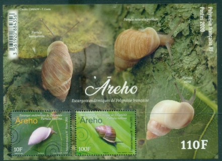French-Polynesia-2020-Endemic-Snails-of-French-Polynesia-MS-MUH