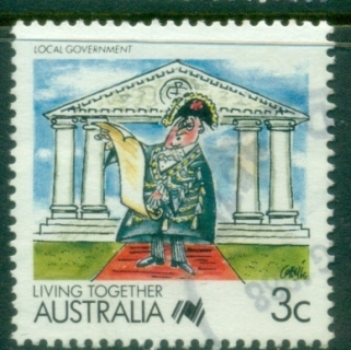 Australia-1988-Living-Together-3c-FU