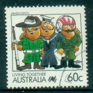 Australia-1988-Living-Together-60c-FU