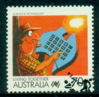 Australia-1988-Living-Together-70c-FU