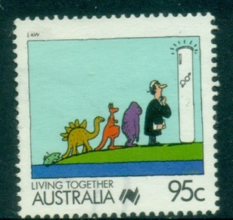 Australia-1988-Living-Together-95c-FU