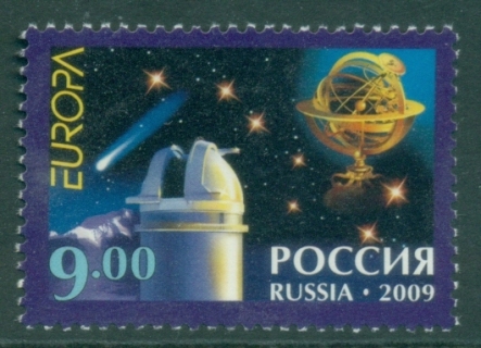 Russia-2009-EUROPA-Stamp-Astronomy-MUH