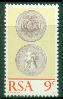 South-Africa-1974-Coin-Centenary-MUH