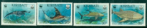 Kiribati-1991-WWF-Endangered-Species-Fish-MUH