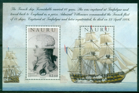 Nauru-2005-The-200th-Anniversary-of-the-Battle-of-Trafalgar-MS-MUH