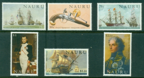 Nauru-2005-The-200th-Anniversary-of-the-Battle-of-Trafalgar-MUH