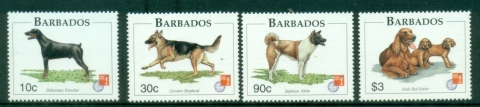 Barbados-1997-International-Stamp-Exhibition-HONG-KONG-97-Hong-Kong-China-Dogs