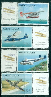 St-Lucia-2003-The-100th-Anniversary-of-Powered-Flight-MUH
