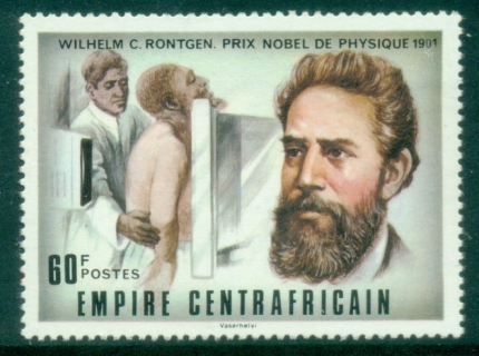 Central-African-Republic-1977-Nobel-Prize-Winners-60fr-MUH