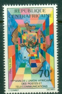 Central-African-Republic-1980-The-5th-Anniversary-of-African-Posts-and-Telecommunications-Union-MUH